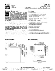 ICS8752CYT datasheet pdf Integrated Circuit Systems