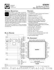 ICS8761CYLNT datasheet pdf Integrated Circuit Systems
