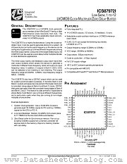 ICS87972DYIT datasheet pdf Integrated Circuit Systems