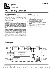 ICS9108-10CS8 datasheet pdf Integrated Circuit Systems