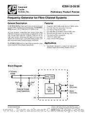 ICS9112-35 datasheet pdf Integrated Circuit Systems