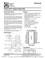 ICS9148-02 datasheet pdf Integrated Circuit Systems
