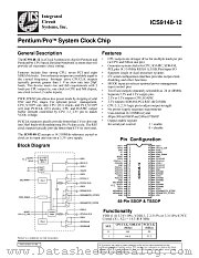 ICS9148G-12 datasheet pdf Integrated Circuit Systems