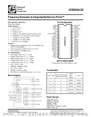 ICS9250-32 datasheet pdf Integrated Circuit Systems