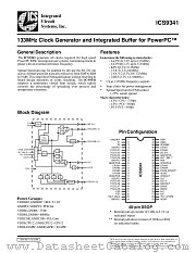ICS9341YF datasheet pdf Integrated Circuit Systems
