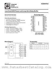 ICS93732 datasheet pdf Integrated Circuit Systems