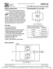 M660-02-AH datasheet pdf Integrated Circuit Systems