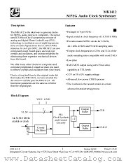 MK1412A datasheet pdf Integrated Circuit Systems