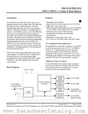 MK1418S datasheet pdf Integrated Circuit Systems