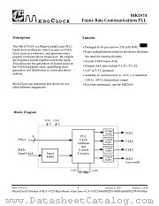 MK1574-01SI datasheet pdf Integrated Circuit Systems