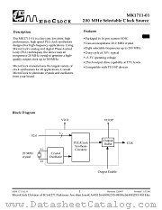 MK1711-01S datasheet pdf Integrated Circuit Systems