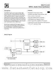 MK2731-03S datasheet pdf Integrated Circuit Systems
