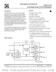 MK2732-06GTR datasheet pdf Integrated Circuit Systems