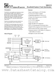 MK3233 datasheet pdf Integrated Circuit Systems