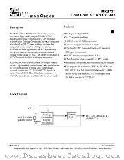MK3721S datasheet pdf Integrated Circuit Systems