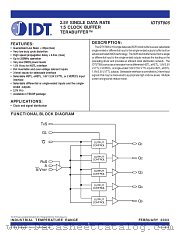 IDT5T905 datasheet pdf IDT