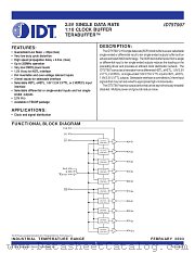 IDT5T907 datasheet pdf IDT