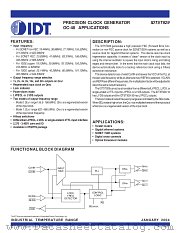 IDT5T929 datasheet pdf IDT