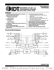 IDT70V9369 datasheet pdf IDT