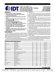 IDT71V3557 datasheet pdf IDT