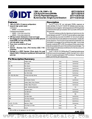 IDT71V35761 datasheet pdf IDT