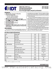 IDT71V67703 datasheet pdf IDT