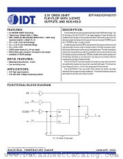 IDT74ALVCH162721 datasheet pdf IDT
