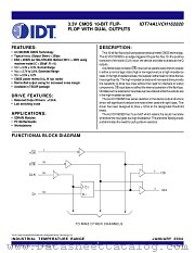IDT74ALVCH162820 datasheet pdf IDT