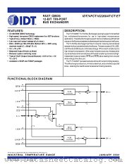 IDT74FCT162260T datasheet pdf IDT