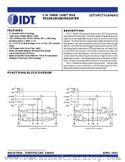 IDT74FCT163646 datasheet pdf IDT