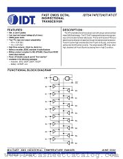 IDT74FCT245T datasheet pdf IDT