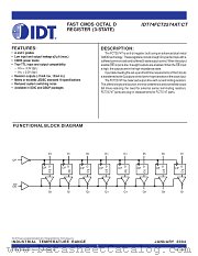 IDT74FCT2574T datasheet pdf IDT