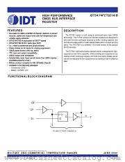 IDT74FCT821 datasheet pdf IDT