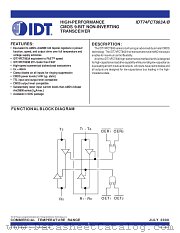 IDT74FCT863 datasheet pdf IDT