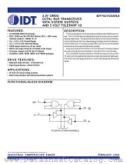 IDT74LVC2245A datasheet pdf IDT