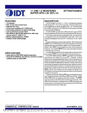 IDT74SSTU32864C datasheet pdf IDT