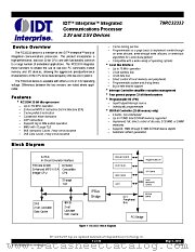 IDT79RC32333 datasheet pdf IDT