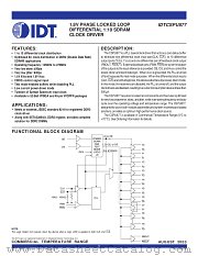 CSPU877 datasheet pdf IDT
