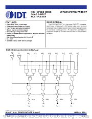 QS74FCT2257T datasheet pdf IDT