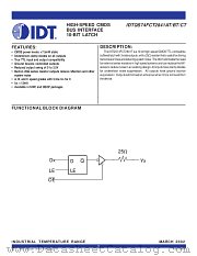 QS74FCT2841T datasheet pdf IDT