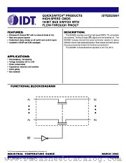 QS32861 datasheet pdf IDT