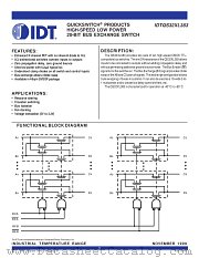 QS32XL383 datasheet pdf IDT