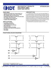 QS32XL384 datasheet pdf IDT
