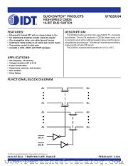 QS3384 datasheet pdf IDT