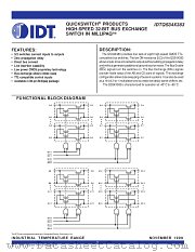 QS34X383 datasheet pdf IDT
