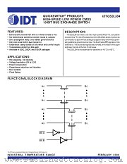 QS3L384 datasheet pdf IDT
