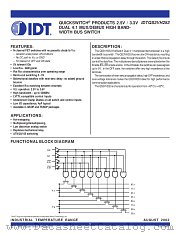 QS3VH253 datasheet pdf IDT
