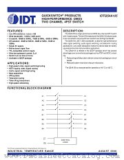 QS4A105 datasheet pdf IDT