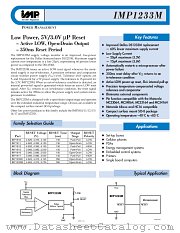IMP1233M datasheet pdf IMP Inc