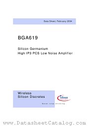 BGA619 datasheet pdf Infineon